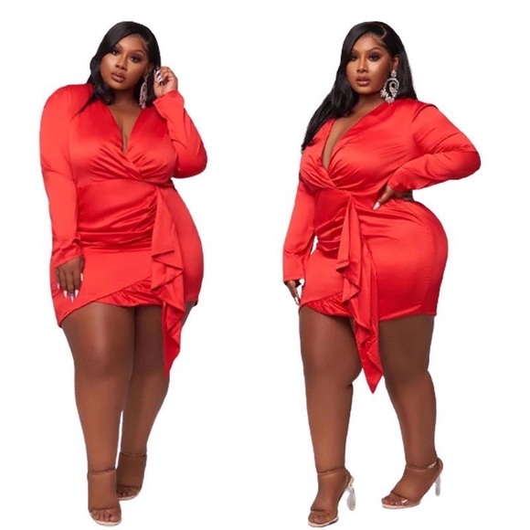 Red Luscious Dress - Picture 1 of 3